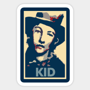 Billy The Kid Political Parody Sticker